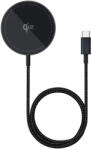 Baseus Incarcator de retea fara Fir cu Stand 15W, Type-C Simple Mini4 Air Negru (P10278200111-00) - pcone