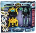 Hasbro Transformers Earthspark Cyber-Combiner figurák - Bumblebee és Mo Malto (F8439)