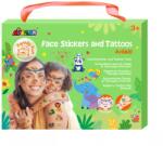 AVENIR Stickere si tatuaje pentru fata - set parinte-copil - distractie in familie (NA238209) - ookee