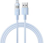 Baseus Cablu de Date cu Afisaj Digital, USB la Lightning, 2.4A, 2m - Galaxy Blue (P10382700311-01) - pcone