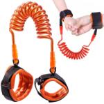  Biztonsági póráz gyerekeknek - Narancs, erős tépőzáras csuklópánt (v15492_P)