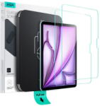 ESR ESR0363 ESR Apple iPad Air 11 (2024/2025) Karcálló, ütésálló kijelzővédő üvegfólia, 9H tempered glass, törlőkendővel, 2 db-os csomag, átlátszó (ESR0363)