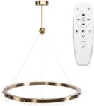 Toolight Toollight Loop, LED mennyezeti lámpa 79cm, 26W, távirányító, APP1549-CP, arany matt, OSW-06970 (OSW-06970)