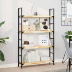 vidaXL kezeletlen tömör akácfa függőpolc 100 x 20 x 4 cm (3279427) - valora