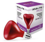 Asalite Infra Izzó Piros G95 E27 100W - gsmlive