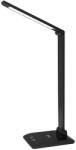 Asalite LED Asztali Lámpa Dimmerelhető 7W (450 lumen) CCT Wireless USB Fekete