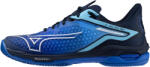 Mizuno Wave Exceed Tour 6 CC Mugen Blue/White/Dress Blues Férfiteniszcipő EUR 44