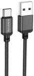 BOROFONE Bx87 Sharp Usb Type-c Kábel 2 Méter Fekete