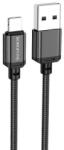 BOROFONE Bx87 Sharp Lightning Kábel 2 Méter Fekete