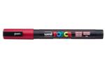 uni POSCA PC-3M sötét piros marker (2UPC3MSP) - tintasziget