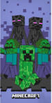 Minecraft Purple Attack fürdőlepedő, strand törölköző 70x140cm - lord