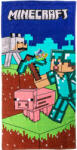 Minecraft Diamond Armor fürdőlepedő, strand törölköző 70x140cm