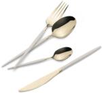 Berlinger Haus Set tacamuri 24 piese, 6 persoane, auriu lucios cu crem Berlinger Haus BH 3070 Tacam
