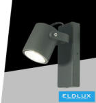 ELDLUX Kürtéri fali lámpa GU10 Max. 60w 120x90x172mm IP54 antracit 5év (539WA-B172-G)