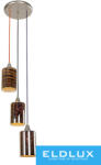 ELDLUX TURA függeszték 3×E27 színes (HLH-24555-3) - moretti