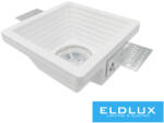ELDLUX Gipsz süllyesztett spot lámpatest 1xGU10 120x120x60mm IP20 fehér (GS-19)