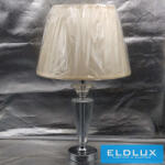 ELDLUX SHINY kristályüveg asztali lámpatest Króm E27 (T803220)