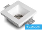 ELDLUX Gipsz süllyesztett spot lámpatest 1xGU10 125x125x55mm IP20 fehér (GS-01) - moretti