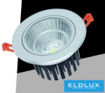 ELDLUX LED süllyestett lámpa 12w 1080lm 6500K 24° D110x73mm Kivágás: D90mm IP20 alumínium (P-90-F)