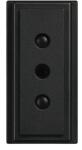 Legrand Priza standard italian 2P+T 10A 250V ac negru, Living Now (KG4113)