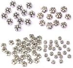  Margele Argint 925 Floare 8 x 8 x 4 mm
