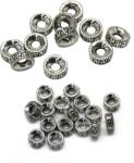  Margele Argint 925 Disc cu Simbol Swastika Indian 2-3 x 4.5-9 mm