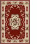  Covor rosu cu flori si modele geometrice 542 Selectează mărime: 200 X 300 Covor