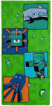 Mojang Minecraft Ocean Depths fürdőlepedő, strand törölköző 70x140 cm