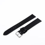  Karóra szíj, fekete színű, 85+125mm/ 18mm XL (6290-8)