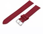  Karóra szíj, bordó színű, 75+115mm/ 18 mm (6284-8)