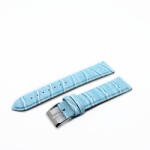  Karóra szíj, kék ezüst 85+125mm/22 mm (6528-9)