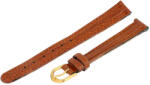  Karóra szíj, barna színű műbőr szíj, 65+105 mm / 12 mm (6231-0)