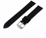  Karóra szíj, fekete ezüst, 75+115 mm/16 mm (6537-6)