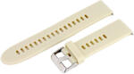  Műanyag okosóra szíj, gyorskioldós, bézs színű, normál hossz, 22 mm (9335-9)