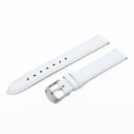  Karóra szíj, fehér ezüst, 75+115 mm/16 mm (6539-6)