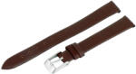  Karóra bőrszíj, barna színű, varrás nélküli, 65+105 mm / 12 mm (6489-2)