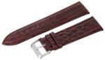  Karóra szíj, sötétbarna színű, 75+115 / 24 mm (6484-7)