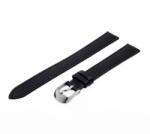  Karóra szíj, fekete ezüst színű, 75+115/14 mm XL (6515-4)