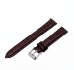  Karóra szíj, sötétbarna színű, 65+105/14 mm (6484-4)