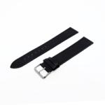  Karóra szíj, fekete ezüst színű, 100+140/22 mm XXL (6460-9)