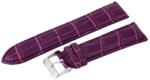  Műbőrszíj, lila, 75+115 / 22 mm (6473-9)