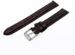  Karóra szíj, sötétbarna ezüst, 75+115/16 mm (6484-6)