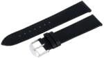  Karóra szíj, fekete ezüst színű, mérete: 75+115 mm / 20 mm (6537-0)