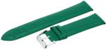  Minőségi bőrszíj, zöld színű, 75+125 / 22 mm (6518-9)