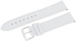  Karóra szíj, műbőr, fehér színű, 75+115/20 mm (6482-0)