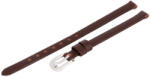  Karóra szíj, sötétbarna színű, varrás nélküli, 6 mm (6296-5)