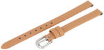  Karóra szíj, bézs színű, varrás nélküli, 8 mm (6297-3)