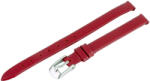  Karóra bőrszíj, piros színű, varrás nélküli, 65+105 mm / 8 mm (6487-3)