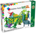 Magna-Tiles Dino World XL, set magnetic 50 de piese Jucarii de constructii magnetice