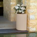 Vondom Set de 2 Ghivece plante design decorativ exterior/interior Half cylinder pot 50x29x55cm (40950 VD)